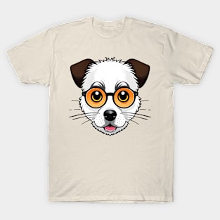 Cute dog with glasses T-Shirt